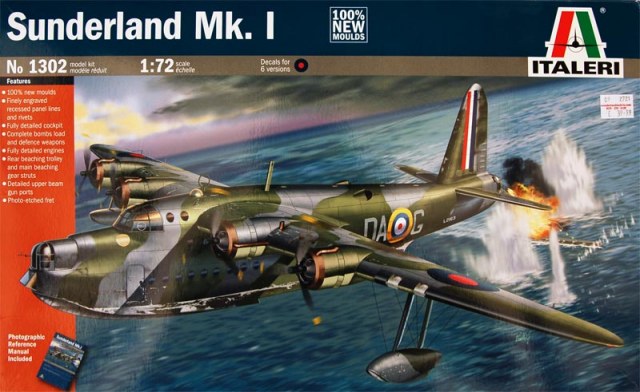 Boxart Sunderland Mk.1 1302 Italeri Boxart Sunderland Mk.1 1302 Italeri